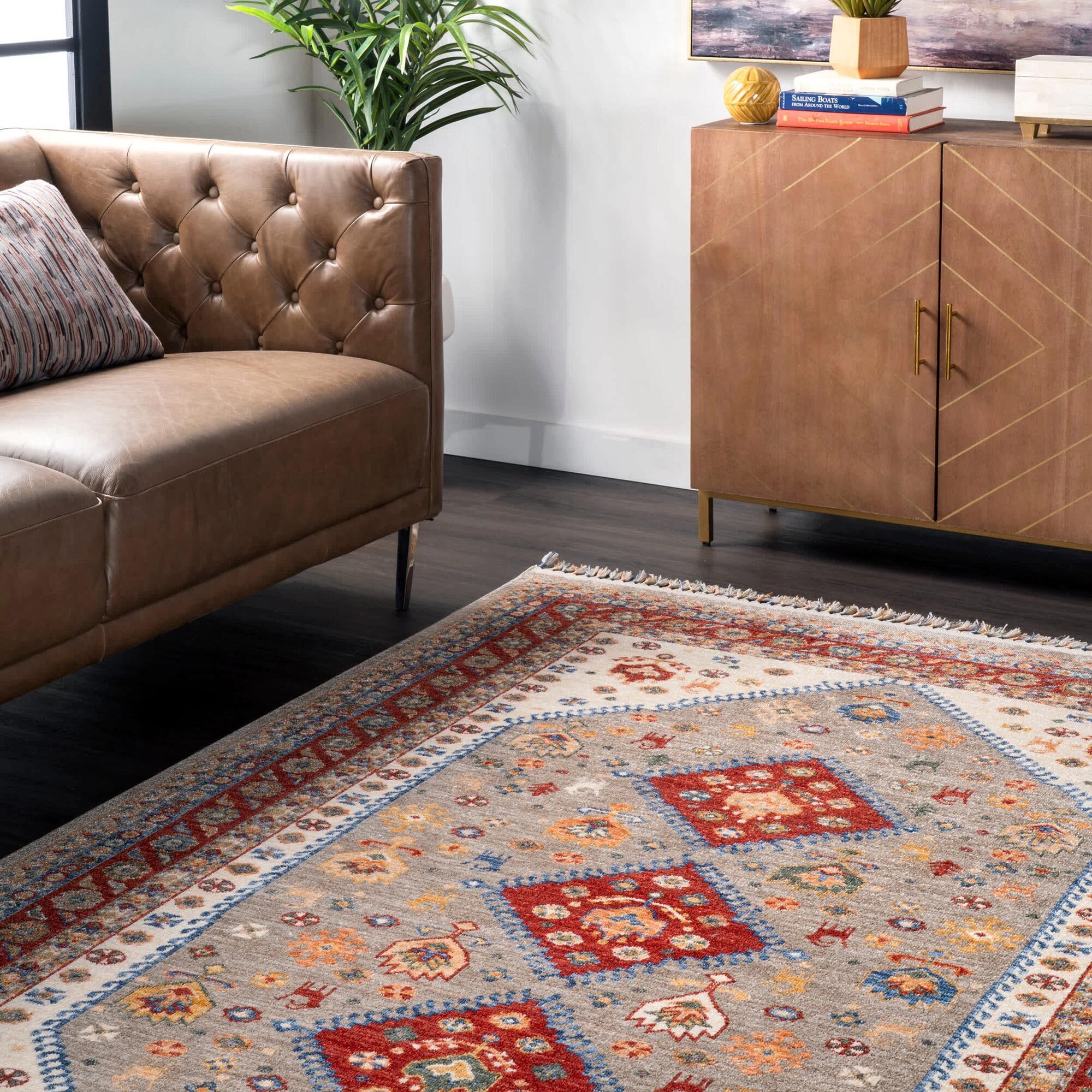 Large View Ziegler Traditional Medallion Rug