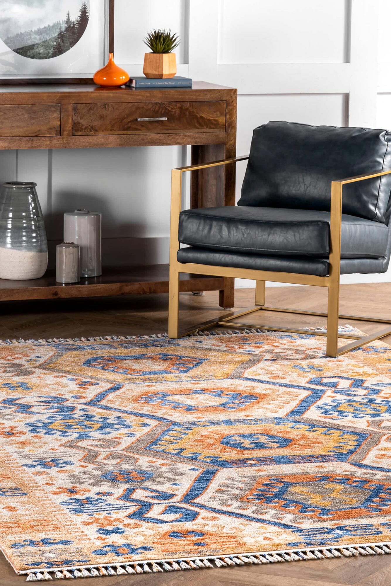 Large View Ziegler Traditional Medallion Rug(Size 230 x 160cm)