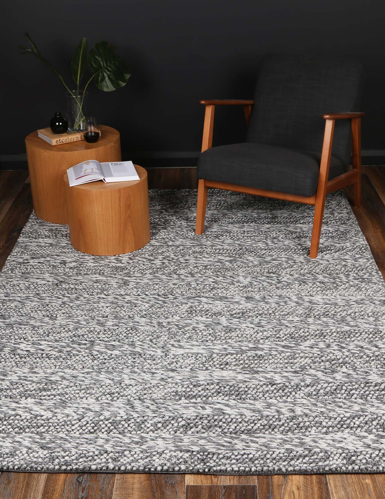 Large View Zuri Hand Loomed Wool Rug(Size 230 x 160cm)