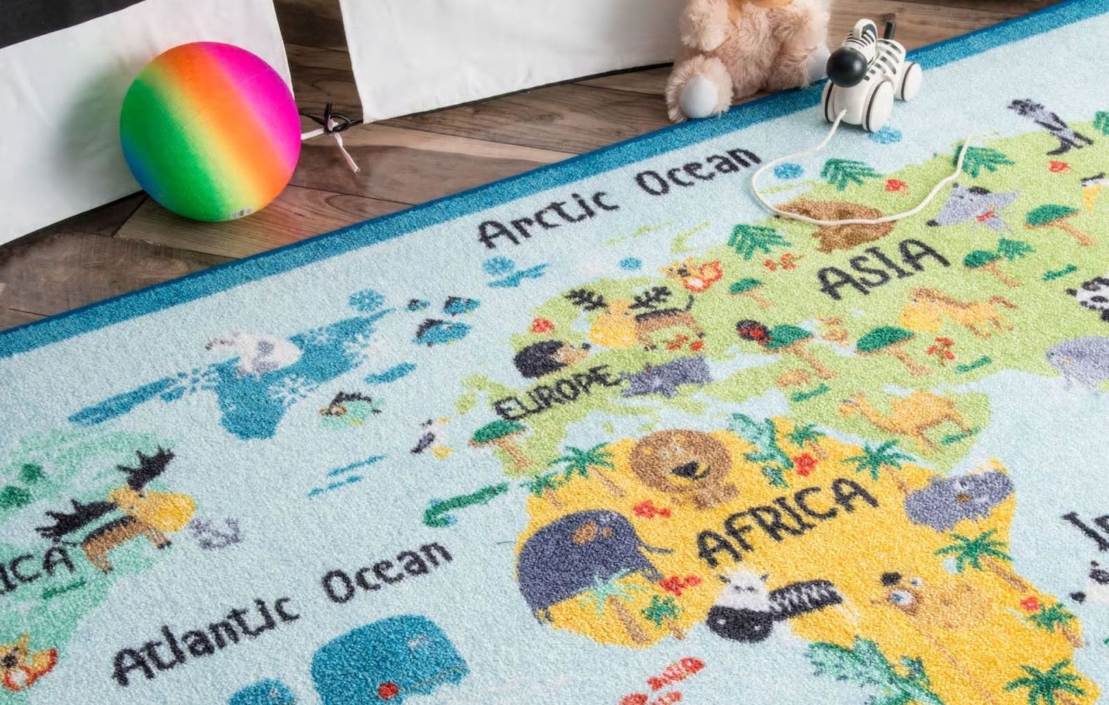 kids map rug