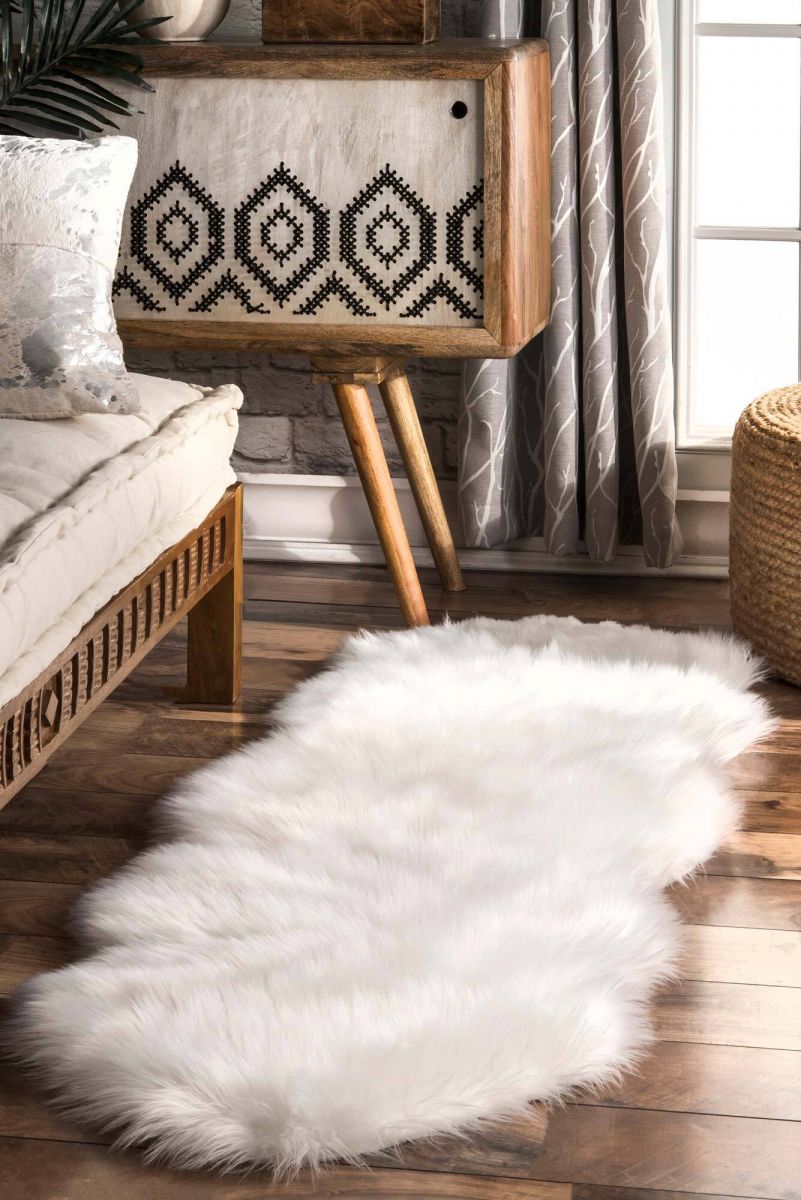 Faux Sheepskin Rug