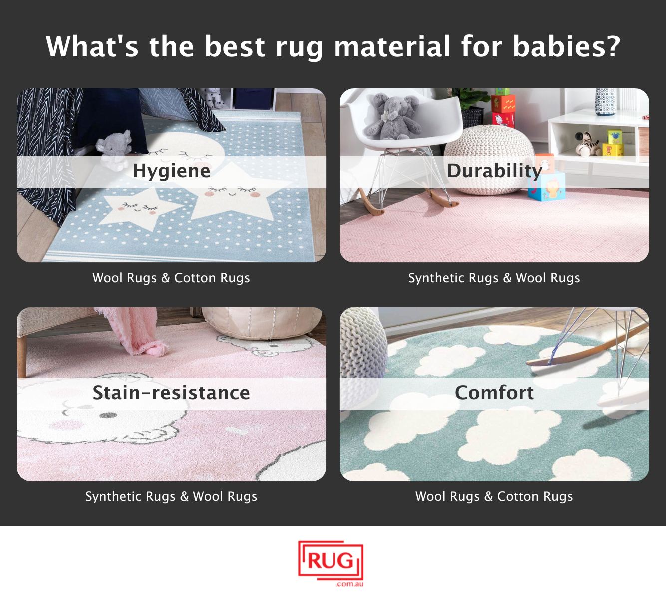 baby rugs infographic