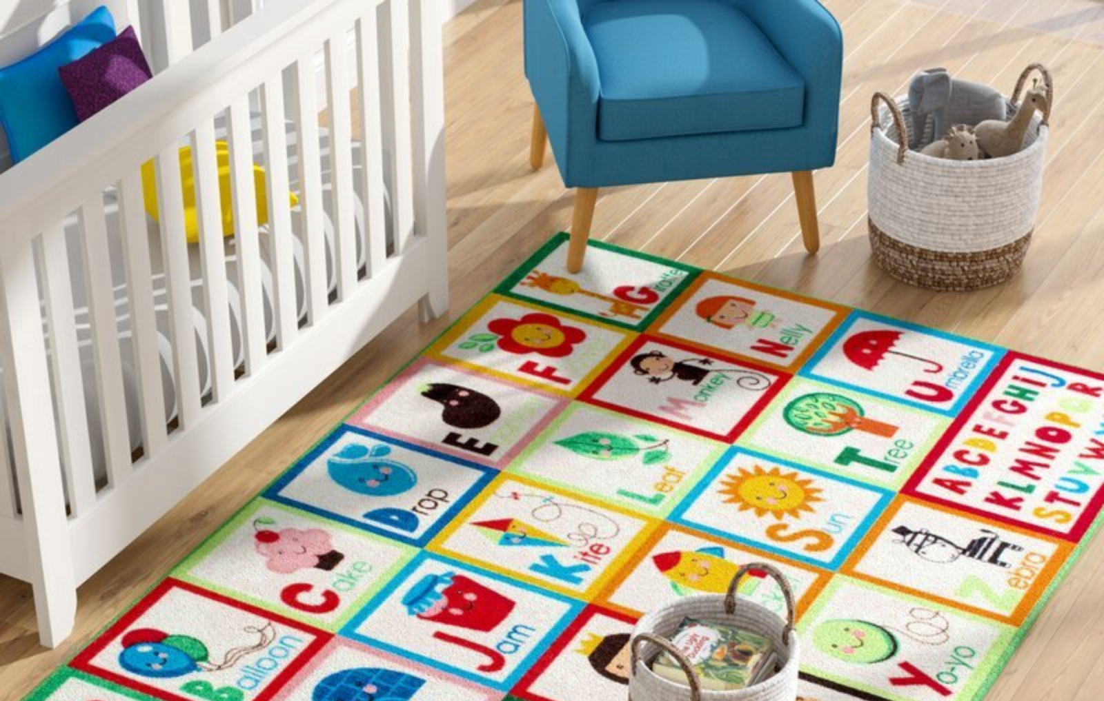 kid's alphabet rug