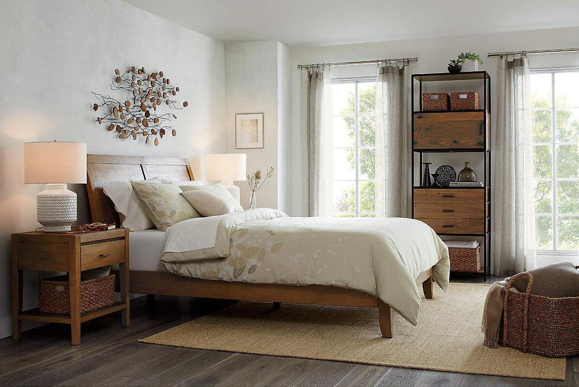 sisal rug in master bedroom