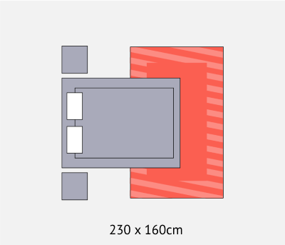 bedroom 230x160cm