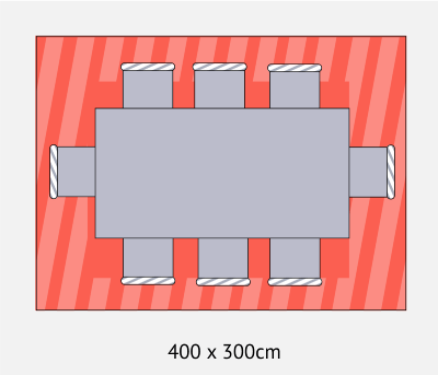 dining 400x300cm