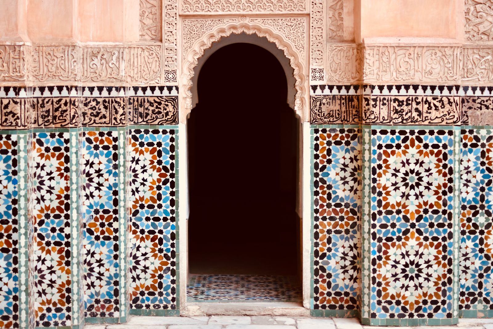colourful moroccan architecture