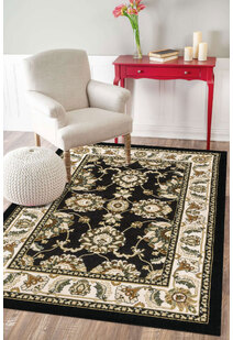 Atlanta Traditional Classic Black Rug