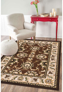 Atlanta Traditional Floral Brown Rug