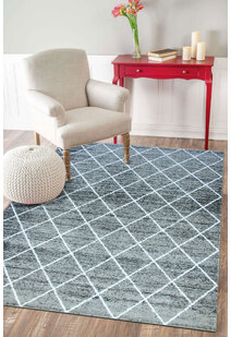 Atlanta Moroccan Grey Trellis Rug