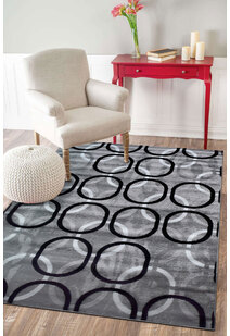 Atlanta Modern Circle Pattern Rug