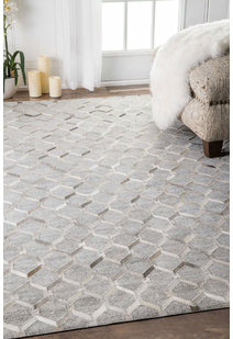 Atlas Hand Stitched Leather Rug