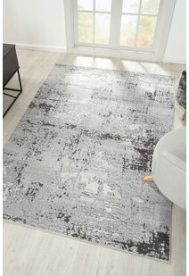 Alabaster Abstract Rug
