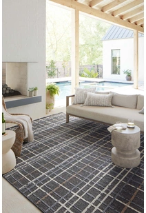 Alfresco Striped Rug ALF1001-VM7B
