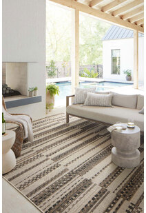 Alfresco Striped Patio Rug