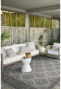 Alfresco Geometric Patio Rug