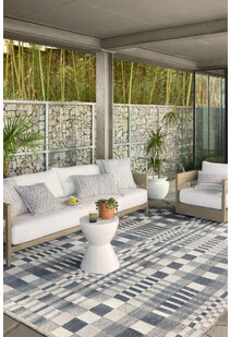 Alfresco Geometric Patio Rug