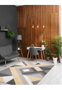 Alfa Geometric Abstract Rug