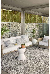 Alfresco Medallion Patio Rug