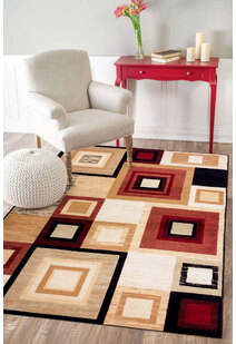 Axel Square Pattern Rug AM8430-BB