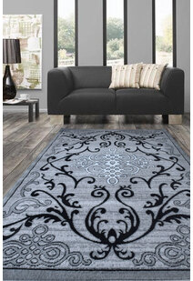 Americo Grey Medallion Rug