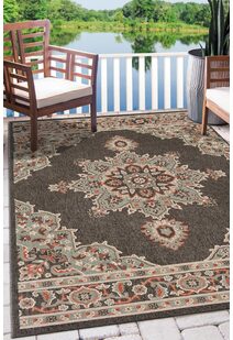 Ambient Brown Medallion Rug