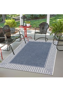 Ambient Blue Indoor Outdoor Rug