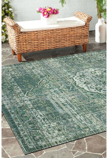 Aperto Medallion Flatweave Rug
