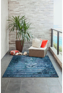 Aperto Transitional Blue Rug