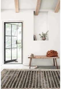 Aperto Striped Flatweave Rug