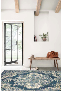 Aperto Blue Medallion Rug