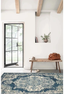 Aperto Blue Medallion Rug