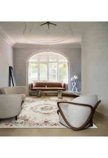 Aubusson Floral Medallion Rug