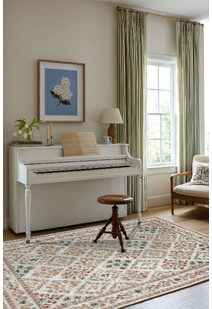 Aubusson Floral Pattern Rug