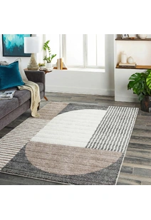 Austin Geometric Striped Rug