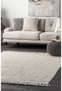 Jimmy Bleach Jute Flatweave Rug