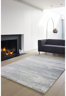 Bergamo Blue & Grey Modern Rug