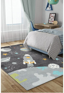 Candy Kids Space Rocket Rug