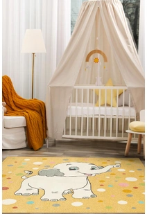 Candy Elephant Kids Rug CAN3333-H-SQ
