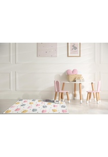 Candy Cat Face Kids Rug