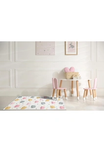 Candy Cat Face Kids Rug