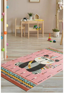 Candy Panda Bear Kids Rug