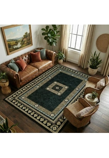Cain Transitional Medallion Rug