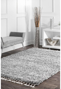 Charles Grey Moroccan Shag Rug