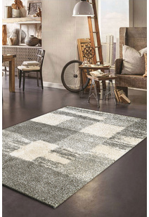 Ciro Square Pattern Shaggy Rug
