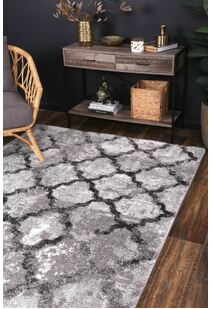 Cole Grey Trellis Rug