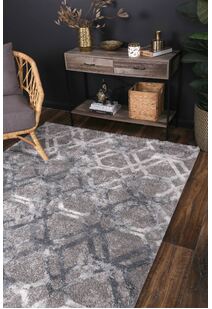Cole Grey Trellis Rug