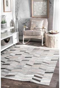 Atlas Cowhide Rug AACHEVRON