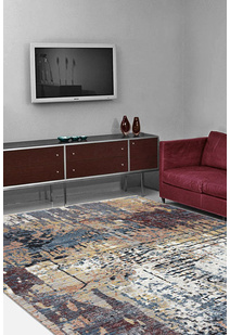 Danny Grey Modern Abstract Rug