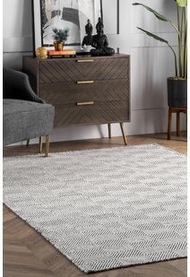 Dhurrie Hand Woven Wool Rug
